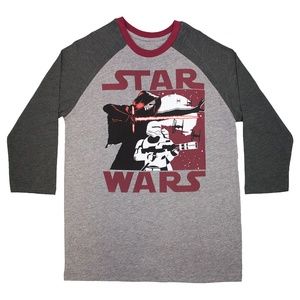 New! Star Wars Kylo Ren Lightsaber Baseball T-Shirt